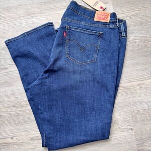 NWT LEVI’S 414 CLASSIC STRAIGHT LEG JEANS PLUS Denim Blue Trousers Pants New